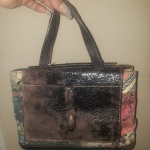 Roberto Cavalli Distressed Look Handbag